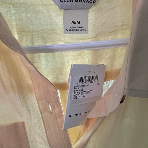Club Monaco button down shirt,Size:M - Picture 2 of 3